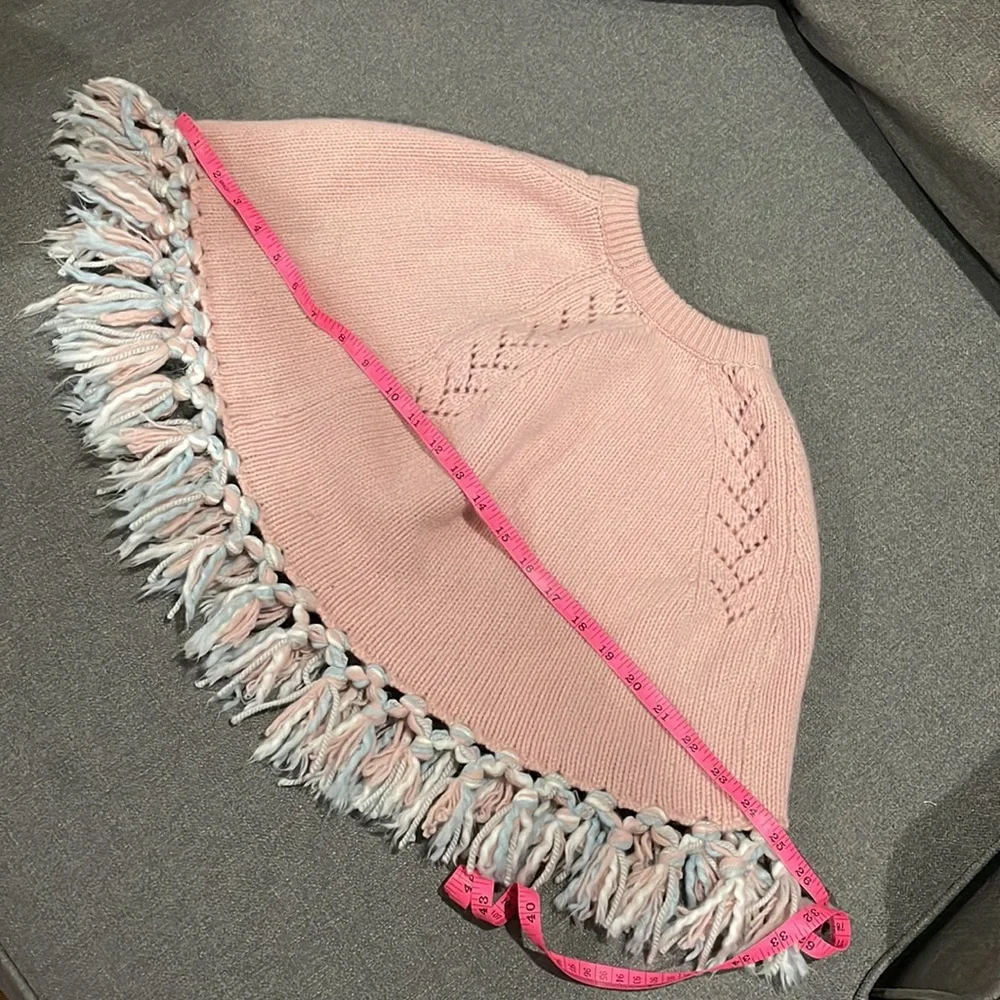 Organically Grown Kids Pink Poncho